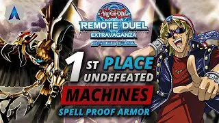 Yu-Gi-Oh! 1ST PLACE UNDEFEATED!!! Spell Proof Armor Machines Speed Duel Deck Profile! (July 2021)