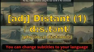 [adj] Distant (physical distance) with 5 examples