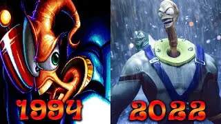 Evolution of Earthworm Jim Games(1994 - 2022)
