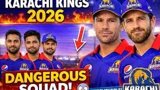 Karachi Kings Squad 2026 😱 David Warner + Kane Williamson = Fire!