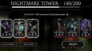 Bullying Bosses! Nightmare Fatal Tower Boss Match 140 + Reward. MK Mobile.