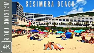 SESIMRA TOWN Sesimbra BEACH PORTUGAL WALKING TOUR 4K ASMR
