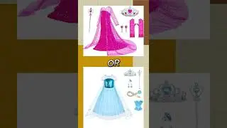 If they made you choose Frozen Elsa Pink vs Elsa Blue #gift #choose #fashion #chooseone #frozenelsa