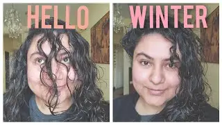 Natural DIY Winter Curly Hair Routine