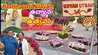 Udyan Utsav 2026 | Rashtrapati Nilayam Secunderabad | Flowers, Culture & Fun |Entry free
