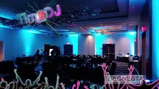 TimoDJ: D&eacute;cor & Uplighting (#2) Bat Mitzvah (Sonesta Hotel - Bee Cave, TX)
