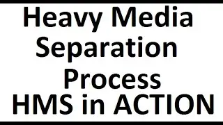Heavy Media Separation Process: Rocks are Floating