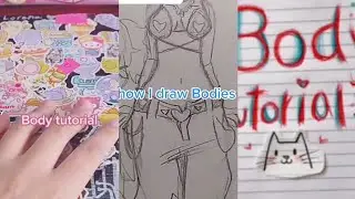 TikTok Body Tutorial Drawings