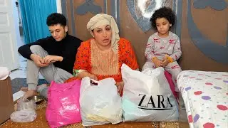 اشتريت لابني إبراهيم لبس الشتا تعالو هنوريكم جبت ايه جمعه مباركه عليكم