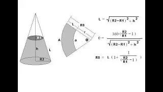Cone fabrication / development in AutoCAD - ENGLISH