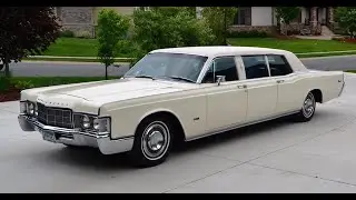 GoodGuys Texas Spring 2021 1969 Lincoln Continental Lehmann-Peterson Presidential Limo 4K USA