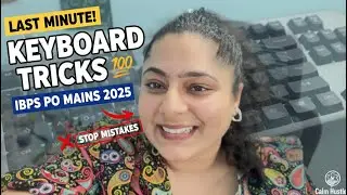 🖋️IBPS PO Mains 2025: Must-Know Keyboard Rules Before Descriptive Exam 💯 #ibpspo2025 #ibpspomains 