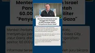 Menhan Israel Perintahkan Serbu Gaza, 60.000 Pasukan Cadangan Dipanggil