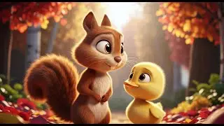 True Friendship Story in 3D Cartoon 🐿️🦆 | Emotional Kids Moral Animation | Short Story