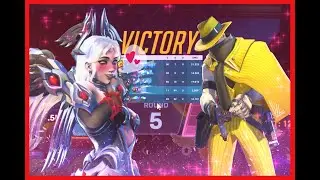 This Cass had me twirling my hair ꨄ︎ OW2 S20 Stadium Mercy Gameplay