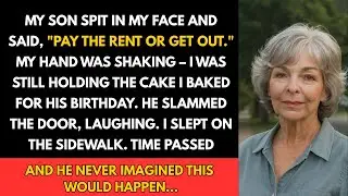 MY SON SPIT IN MY FACE AND SAID, &ldquo;PAY THE RENT OR GET OUT.&rdquo; SO I CHOSE TO GO&hellip;