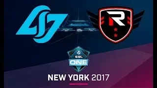 CS:GO - CLG vs. Rise Nation [Cbble] Map 1 - Semifinal - ESL One New York 2017 NA Qualifier