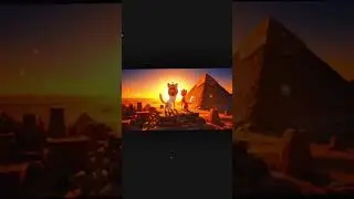 The Pharaoh&rsquo;s Cats:Climbing the Great Pyramids #shorts #catshorts #catlovers  #funnycats #cat #funny