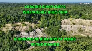 Amazing Cliffs At Pleasant Valley Park In Willoughby Hills, Ohio - A Geological Video Drone Tour!