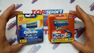 gillette fusion vs gillette fusion proglide лезвия какие отличия. обзор распаковка кассет для бритья