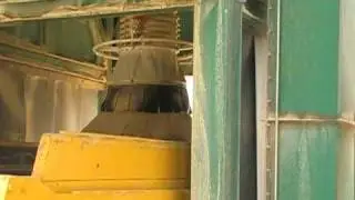 Cimbria Moduflex loading chute for dustfree outloading of sand/stone