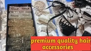 Stylish Hair Accessories Haul | Korean & Plastic Hair Clutches /letest hair accessories. 
