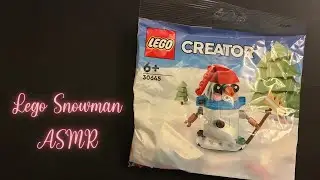 Lego Snowman Build | Whispered ASMR for Relaxing Sounds