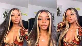 Must Have Affordable Highlight Straight Wig Glueless Install Ft UNice Hair