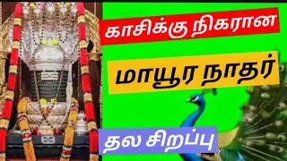 மயிலாடுதுறை மாயூர நாதர் தலவரலாறு 