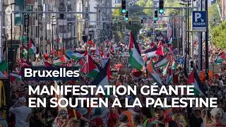 Des milliers de Belges manifestent pour en finir avec le génocide à Gaza - RTBF Info