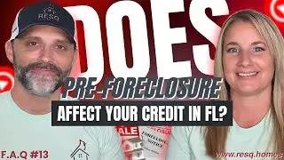 Will pre-foreclosure affect my credit score in Florida?