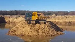 Terramac RT14R Dredge Pond Access Road