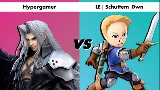 Hypergamer (Sephiroth) vs LE| Schuttem_Dwn (Mii Swordfighter 2233)