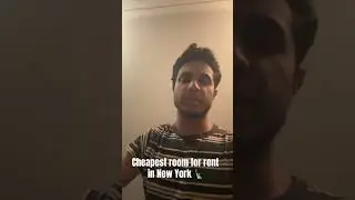 Cheapest room for rent in New york city 🗽 #shorts #newyork #city #america #statueofliberty #comedy