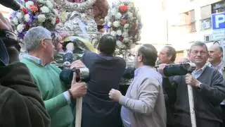 16/03/2015 La Virgen de la Fuensanta hizo ayer su recorrido hasta el barrio de la Paz
