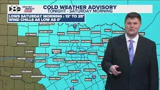 DFW Weather: Bitterly cold air to start the weekend