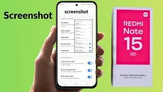 how to take screenshot in redmi note 15 pro 5g, redmi note 15 5g screenshot