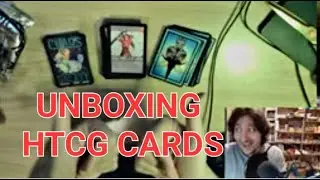 Unboxing hTCG Community Cards by @epicunderworlds6