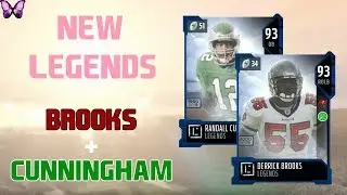 RANDALL CUNNINGHAM & DERRICK BROOKS | NEW LEGENDS | MADDEN 18 ULTIMATE TEAM☆