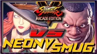 SFV AE ☆ NeonV (Kolin) VS  Smug (Balrog) Street fighter V Arcade edition