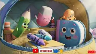 School Bag Ka Secret World 🎒✨ Inside the Bag Comes Alive!  Funny Kids Story