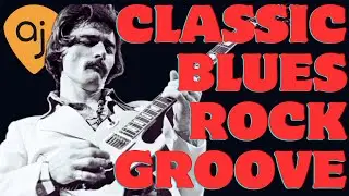 Classic Blues Rock Jam Track | Guitar Backing Track (D Mixolydian / Dorian - 84 BPM)