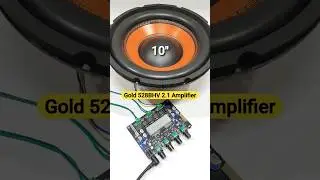 Gold 528BHV 2.1 Amplifier #shorts #youlikeelectronic #automobile