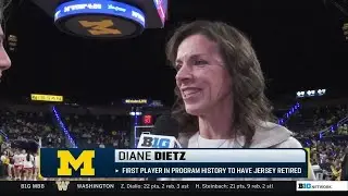 Diane Dietz Jersey Retirement and Michigan Women's Basketball Success