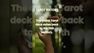Did You Know Tarot Cards Are This Old? (When did you discover them?)