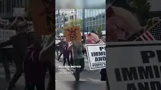 Marchers fill the streets at 'No Kings' protest in Newark, NJ #nokings