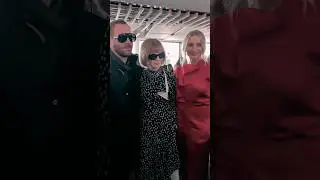Cameron Diaz, Kate Moss and Anna Wintour during Paris Fashion Week. #camerondiaz
