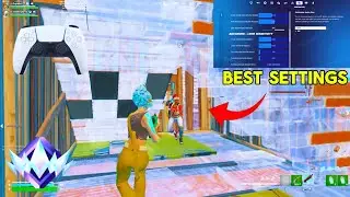 NEW BEST Controller SETTINGS + Sensitivity in Chapter 6 Season 3 🎮 ( Fortnite Reload Gameplay )