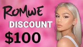 ROMWE Coupon Code 2022 - Save $100 Promo Code Working