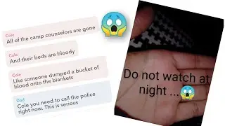 Creepy texts you should not read at night !!!
